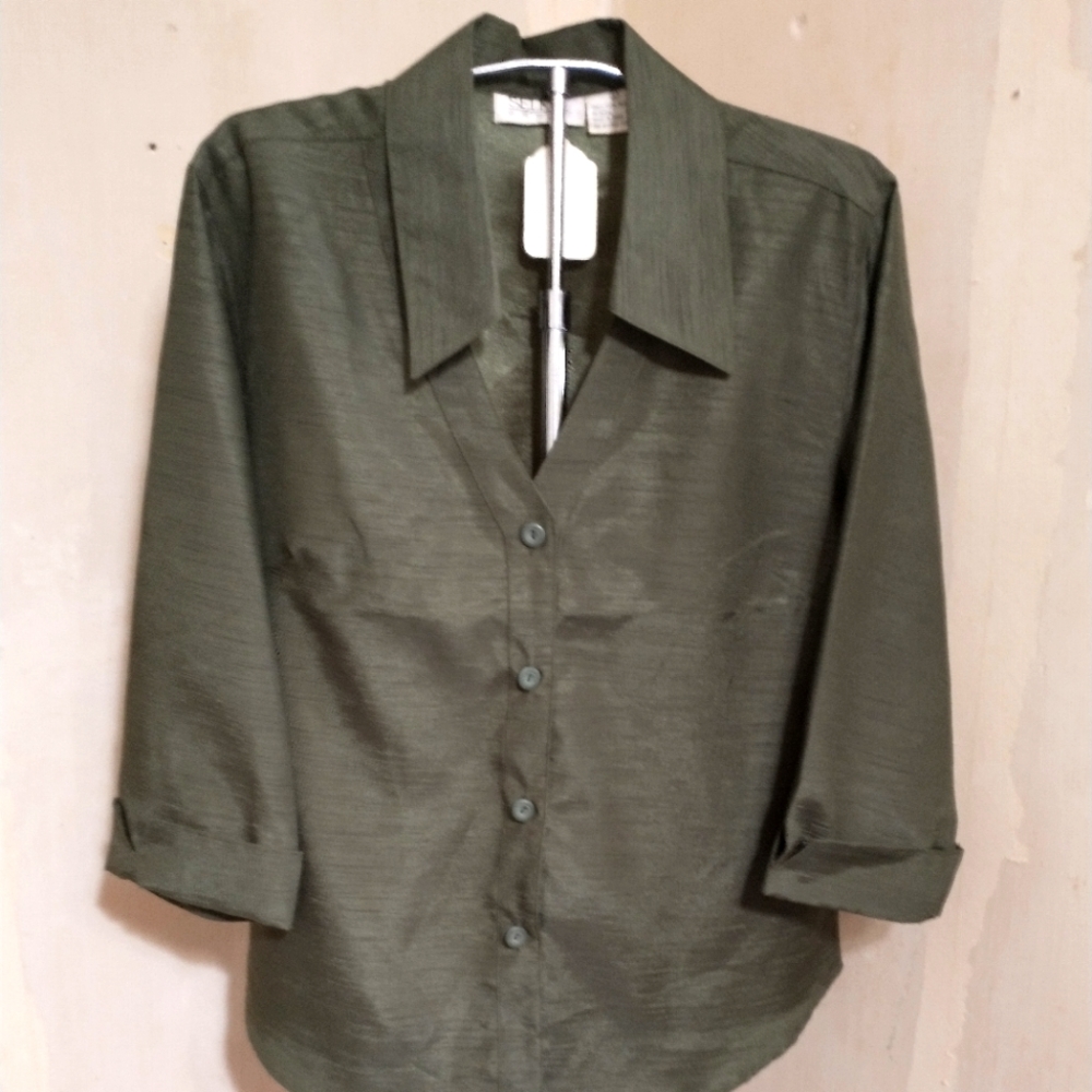 Olive Green Blouse